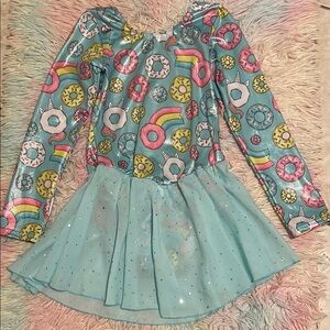 Colorful Donut Pattern Kids Costume
